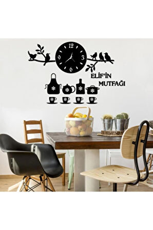 Ahsap Kuş Modern dekoratif Duvar saat-İsim bildirim yapınız