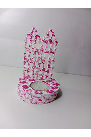 Pembe Beyaz Dekoratif Ev Mumluk Süs Eşyası Biblo Hediyelik