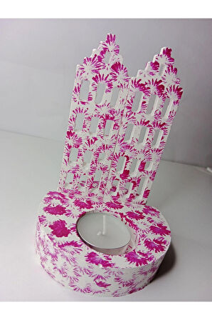 Pembe Beyaz Dekoratif Ev Mumluk Süs Eşyası Biblo Hediyelik