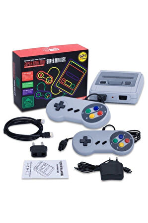 Süper Atari 621 Adet 8 Bit Oyun Içinde Hdmı Ile Kolay Bağlantı
