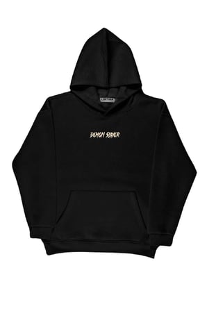 Lenithra Demon Slayer Nezuko Kamado Anime Sırt Baskılı Unisex Oversize Hoodie Siyah / L