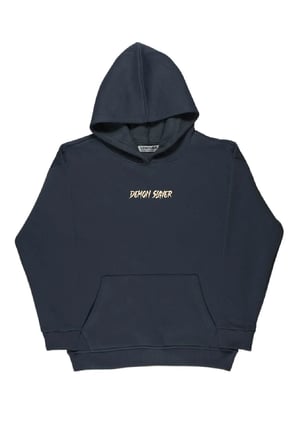 Lenithra Demon Slayer Nezuko Kamado Anime Sırt Baskılı Unisex Oversize Hoodie Füme / 2XL