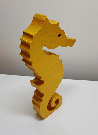 Doğum Günü Hediyesi Ev Hediyesi Ofis Dekor Hediyesi Ahşap Oyuncak Sevimli Denizatı