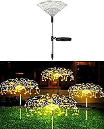 Forlife Solar Güneş Enerjili, 120 Led'Li, 8 Ayrı Yanma Modlu, 40 Ayrı Bakır Telli, Solar Peri Led, B