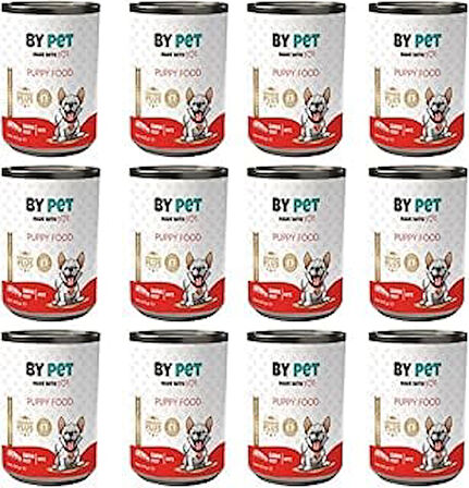 bypet Yavru Köpekler İçin Dana Etli Konserve Yaş 415 gr x 12 Adet