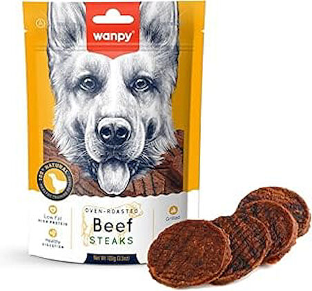 Wanpy Izgara Dana Biftek Köpek Ödülü, 100 Gram
