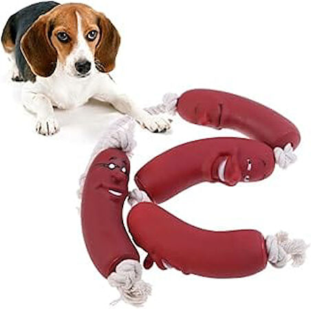 Sosis Köpekler İçin Oyuncak Köpek Oyuncağı