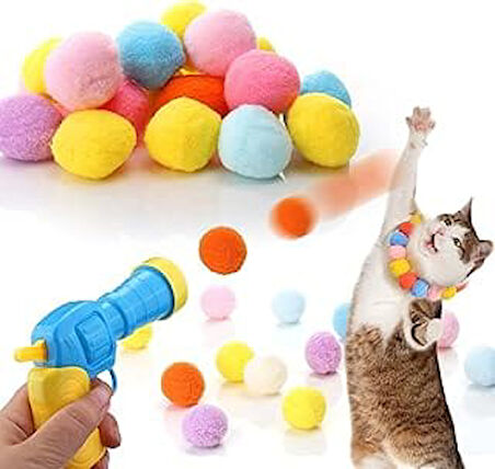 İnteraktif Oyun Tabancası - Peluş Toplarla Eğlenceli Oyun Zamanı, Ekstra Peluş Toplar
