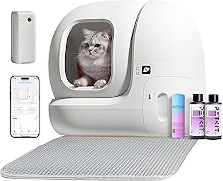 Petkit Pura X Akıllı Kedi Tuvaleti - Beyaz (Resmi Distribütör Garantili)