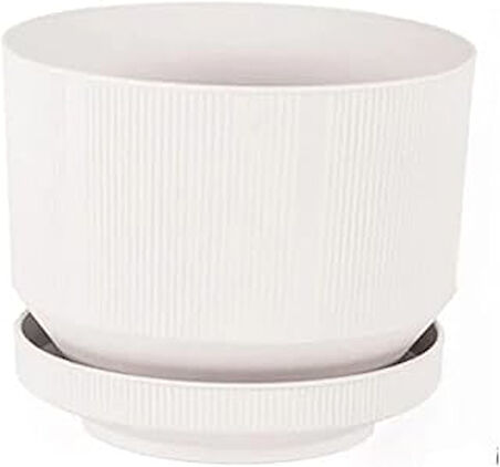 Plastik Tabaklı Saksı 1 Adet 6 Lt