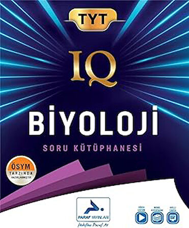 TYT IQ Biyoloji Soru Bankası Paraf Yayınları