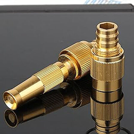 NeKuBa Çift Fonksiyonlu Ayarlanabilir Hortum Sulama Başlığı 9 cm Yüksek Basınçlı ve Şemsiye Püskürtme Modlu, Evrensel Bağlantı, 3 cm Çap