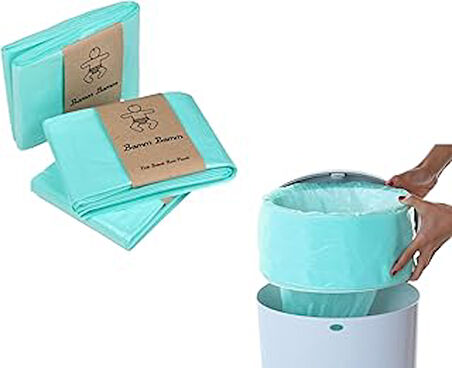 Bamm Bamm 16L Korbell Çöp Kutuları İle Uyumlu Toplam 2250 Adet Bebek Bezi Kapasiteli 3 Paket Çöp Poş