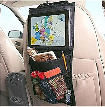 Figiza Araba Oto Araç Içi Koltuk Arkası Oto Tablet Tutucu Pratik Organizer, Figiza