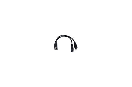 Dark Micro Usb Erkek - Usb 2.0 Dişi, Micro Usb Dişi Otg Y Kablo (Dk-Cb-Microtg2Y)