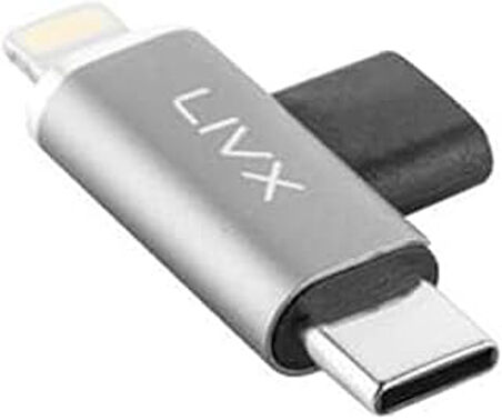Livx Type C To Lightning/Type C Şarj Ve 5Gbps Veri Aktarımı Iphone Yuva Çevirici Dönüştürücü Otg Ada