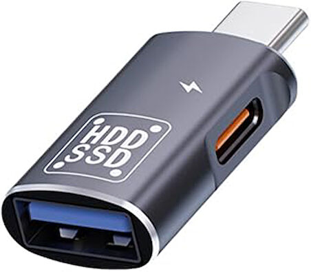 Polham Mobile 2In1 Type C To Type C Ve Usb Çevirici Otg Adaptör, Şarj Ve Data Aktarım Otg Çeviricisi