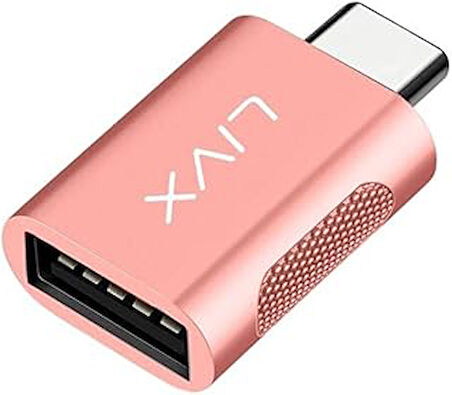 USB 3.0 To Type-C Çevirici Dönüştürücü OTG Adaptör Rose Gold OTGRG