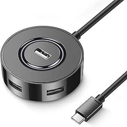 Polham Jazos 4In1 Type C To 4X Usb 3.0 Çoğaltıcı Okuyucu Hup Adaptör, Klavye, Mouse, Yazıcı, Usb Oku