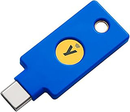 Yubico Y-400 Security Key C Nfc - Usb Ve Nfc Güvenlik Anahtarı, Iki Faktörlü Kimlik Doğrulama, Usb-C