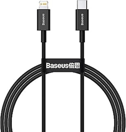 Baseus Superior 20W 100 Cm Type-C To Lightning Şarj Kablosu Siyah