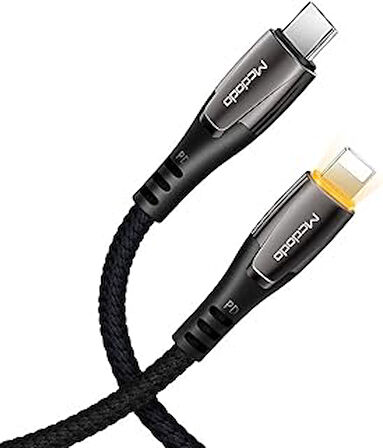 Mcdodo Type-C Pd 36W Data Şarj Kablosu 1.8M Siyah Iphone Uyumlu