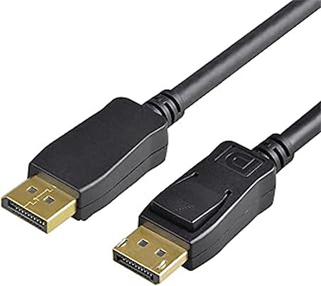 Woxcon DP 1.4 DisplayPort Kablo 32.40 Gbps Bandwith HBR3 8K 30Hz, 4K 120Hz, 4K 60Hz, 2K 240Hz, 2K 165Hz, 1080p 240Hz Destekli HDR, FreeSync, G-Sync
