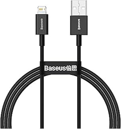 Baseus Superior 2.4A 100 Cm Lightning Şarj Kablosu Siyah