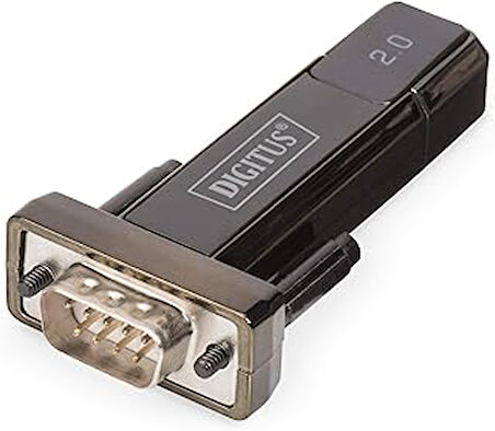 DIGITUS USB Seri Adaptör - RS232 Dönüştürücü - USB 2.0 Tip A - DSUB 9M - PL2303GT Yonga Seti - 80 cm Kablo Dahil