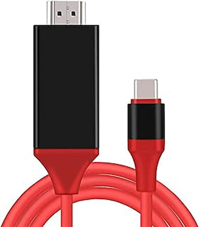 Mindorlen Usb C - Hdmi Kablosu 1,8 M 4K, Usb-C Hdmi Adaptörü Macbook Pro, Ipad Air, Chromebook, Surf
