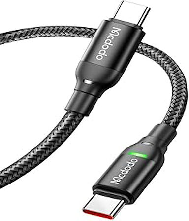 Mcdodo Ca-2730 100W Pd Type-C To Type-C Hızlı Şarj Ve Data Kablosu 1.2