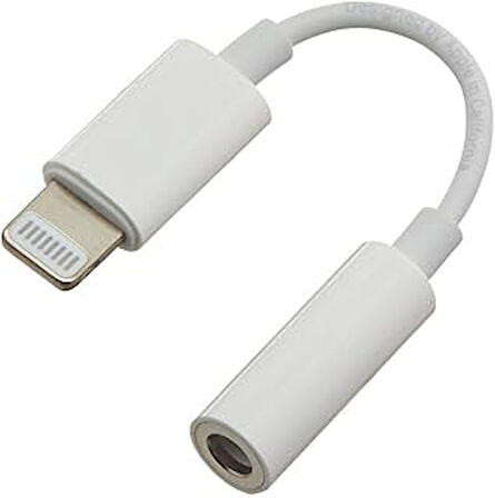 Iphone Lightning 7/8/X Kulaklık 3.5 Jack Dönüştürücü Kablo Bluetooth 'Lu Tak Çalıştır