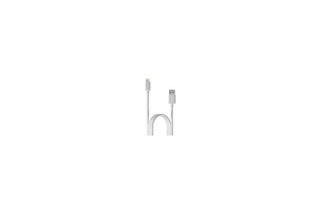 DM SL010 USB to Lightning iPhone 2.4A Hızlı Şarj ve Data Kablosu Beyaz 1 Metre
