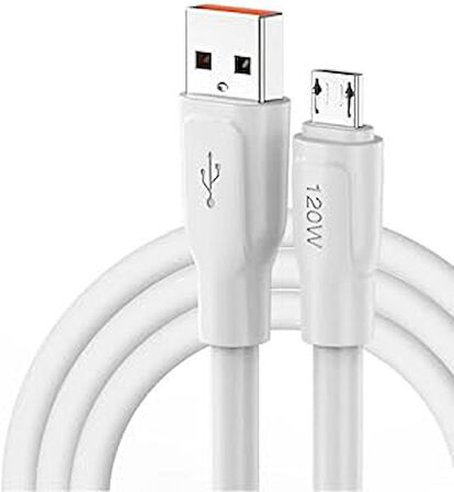 Apera Bn91 Micro Usb Kablo 120W Süper Hızlı 6 Amper Ultra Kalın Şarj Data Kablosu