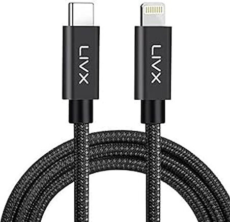 Horizontal 20W Type C to Lightning 2 Metre iPhone iPad Hızlı Şarj ve Data Kablosu Space Gray