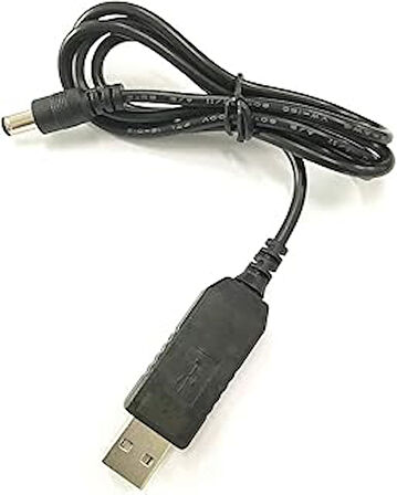 USB'den DC'ye Kablo Kablosu, DC Güç Kablosu, 12 V Gücü Dönüştürülmesi Gereken Cihazlar 5,5 x 2,1 mm Fiş
