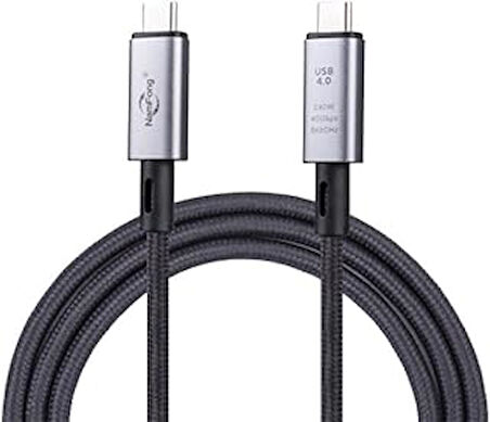 Polham 1Mt Usb 4.0 240W Thunderbolt Type-C To Type-C Şarj, Data Ve 8K 60Hz Görüntü Aktarım Kablosu