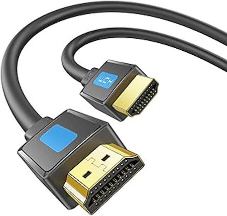 Polham Jasoz Altın Kaplama Hd Series 120Hz 8K Hdmi To Hdmi 2.1V Hdmi Kablosu Görüntü Aktarım Kablosu