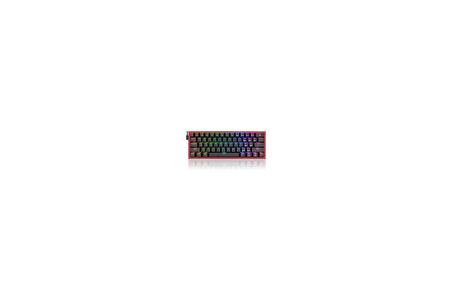 Redragon K617-RGB 16,8 Milyon RGB Aydınlatma, Red Switch Fizz%60 Q Türkçe Kablolu Mekanik Oyuncu Klavyesi Siyah