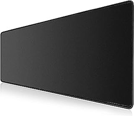 Pro Black Edition - Dikişli Kenar 90x40 ve 120x60 cm Oyuncu Gaming Mouse Pad