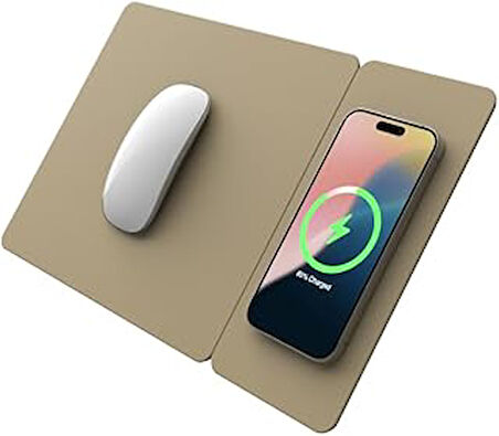 POUT HANDS3 SPLIT çıkarılabilir fare altlığı, 15 W, iPhone Xs Max/XR/X/XS/8/8 Plus/SE2 2020, Galaxy S10/S9/S8 Plus Note 9/8, Pro/2 ve 1