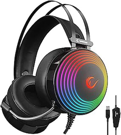 Rampage Rm-K97 Helix Usb 7,1 Version Rgb Gaming Mikrofonlu Oyuncu Kulaklığı