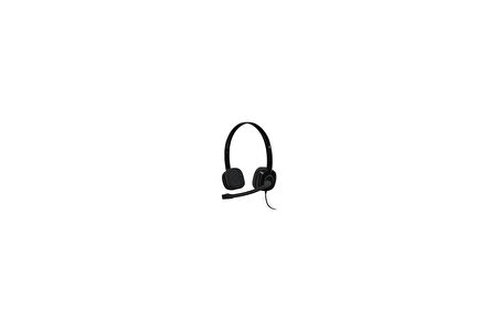 Logitech H151 Kablolu Stereo Kulak Üstü Mikrofonlu Kulaklık, 3.5 Mm Jak Girişi, Kablo Üzeri Kontrol