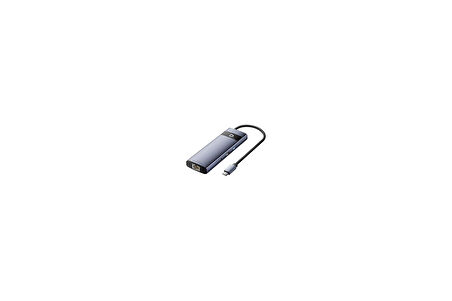 Coofbe Jasoz Multiport PD 100W 8in1 Type-C to Dönüştürücü Hub Type-C to Rj45 HDMI4K@30Hz USB3.0 SD/TF