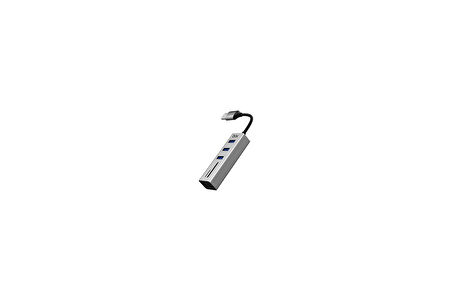 Bix BX04HB SD/Micro SD Kart Okuyuculu ve 3 Portlu USB 3.0 Çoklayıcı Hub Dönüştürücü Adaptör