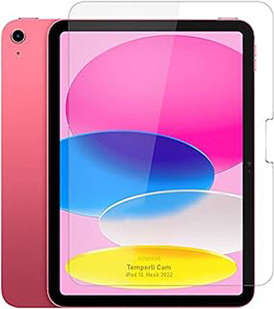 Nomker Ipad 10. Nesil 10.9 Inç 2022 Uyumlu Temperli Ekran Koruyucu Kırılmaz Cam