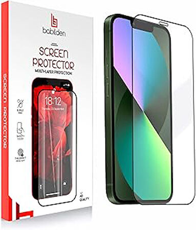 Babi̇lden Apple Iphone 11 Için Tasarlanmış Uçtan Kenara Kapsama Tam Koruma Dayanıklı Temperli Cam