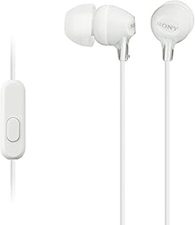 Sony Mdr-Ex15Ap Kulak İçi Kulaklık, Dahili Mikrofon, Kablolu, Beyaz