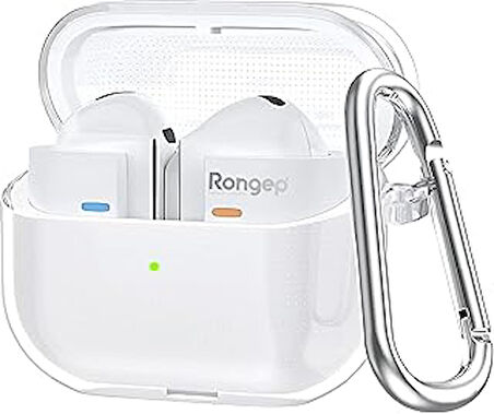 Rongep Samsung Ile Uyumlu Galaxy Buds 3 Pro Ve Buds 3 İçin Şeffaf Kulaklık Kılıfı Darbeye Çizilmeye