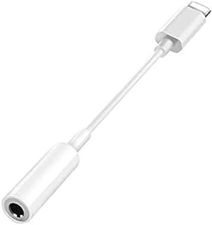 Happy Trend Kulaklık Dönüştürücü iPhone Lightning 7/8/X/11/12/13/14 Bütün iphone ve ipad modellerine uyumlu Kulaklık 3.5 Jack Dönüştürücü ve Aux Dönüştürücü Kablo Bluetooth 'lu Tak Çalıştır